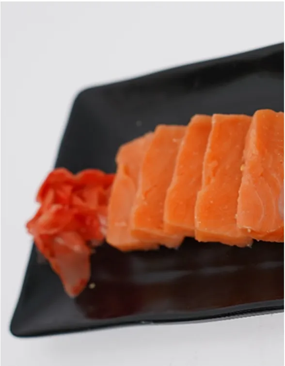 Salmon sashimi